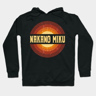 Vintage Proud Name Miku Anime Gifts Circle Hoodie